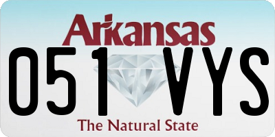 AR license plate 051VYS