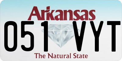AR license plate 051VYT