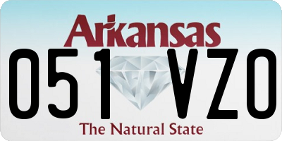 AR license plate 051VZO