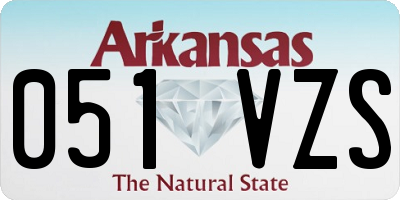 AR license plate 051VZS