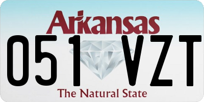 AR license plate 051VZT