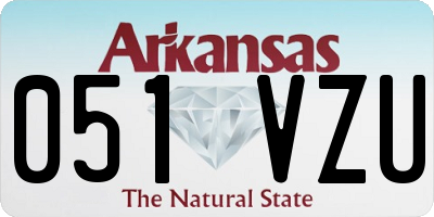 AR license plate 051VZU