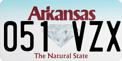 AR license plate 051VZX