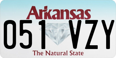 AR license plate 051VZY
