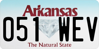 AR license plate 051WEV