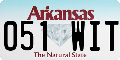 AR license plate 051WIT