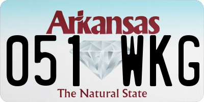 AR license plate 051WKG