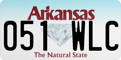 AR license plate 051WLC