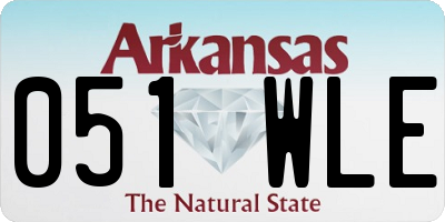 AR license plate 051WLE