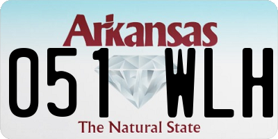 AR license plate 051WLH