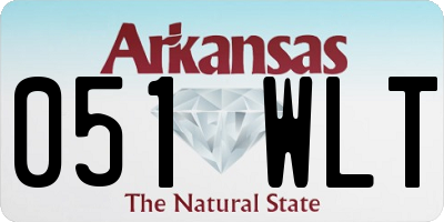 AR license plate 051WLT