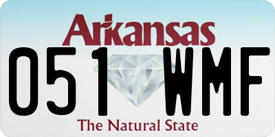 AR license plate 051WMF