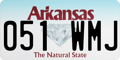AR license plate 051WMJ