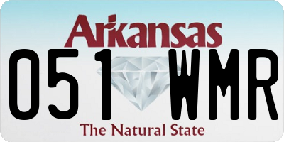 AR license plate 051WMR