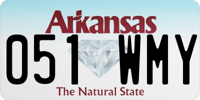 AR license plate 051WMY