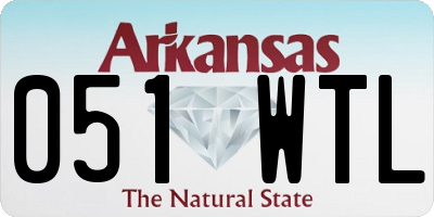 AR license plate 051WTL