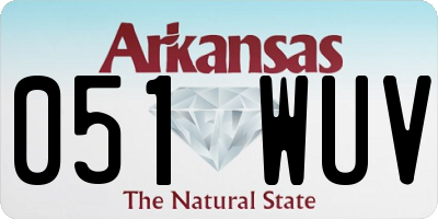AR license plate 051WUV