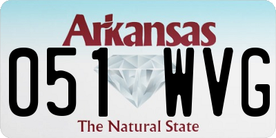 AR license plate 051WVG