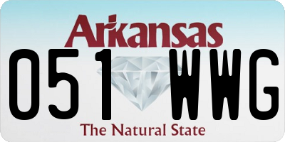 AR license plate 051WWG