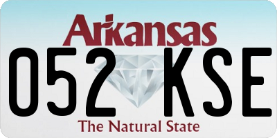 AR license plate 052KSE