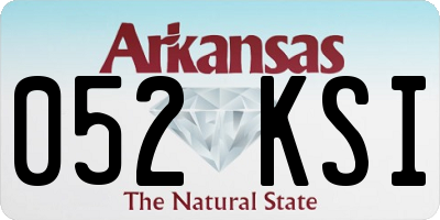 AR license plate 052KSI