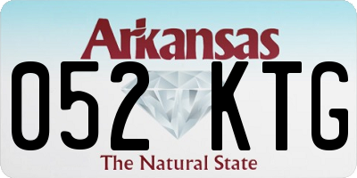 AR license plate 052KTG