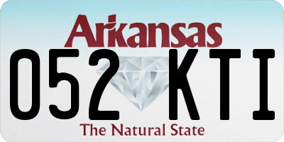 AR license plate 052KTI