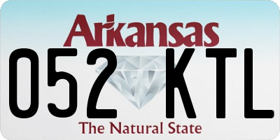 AR license plate 052KTL