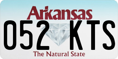 AR license plate 052KTS