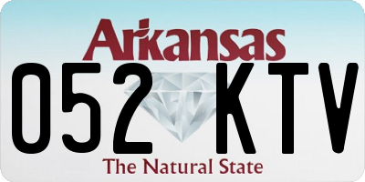 AR license plate 052KTV