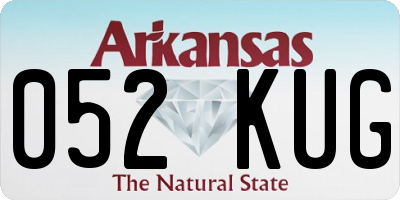 AR license plate 052KUG