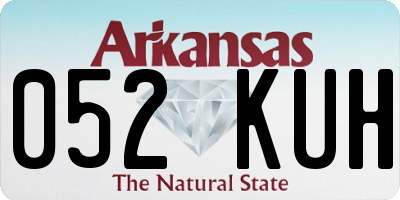 AR license plate 052KUH