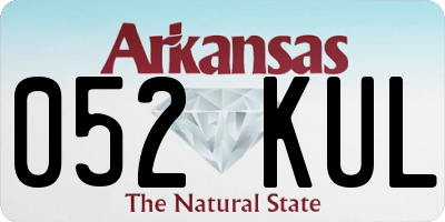 AR license plate 052KUL