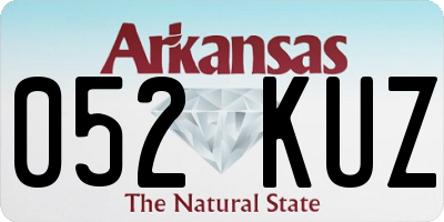 AR license plate 052KUZ