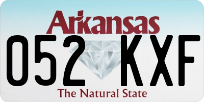 AR license plate 052KXF