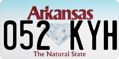 AR license plate 052KYH
