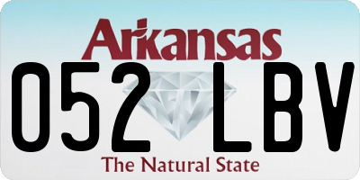 AR license plate 052LBV