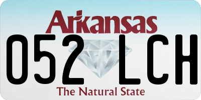 AR license plate 052LCH