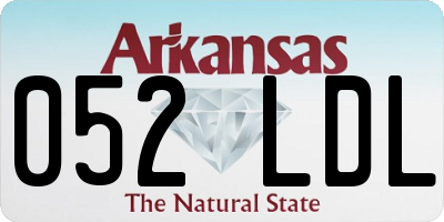 AR license plate 052LDL