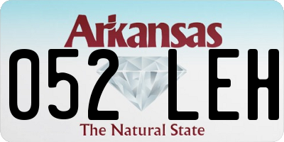 AR license plate 052LEH
