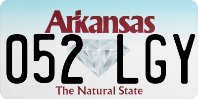 AR license plate 052LGY