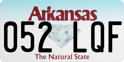 AR license plate 052LQF