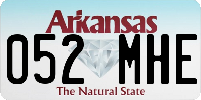 AR license plate 052MHE