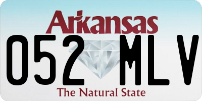 AR license plate 052MLV
