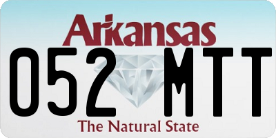 AR license plate 052MTT