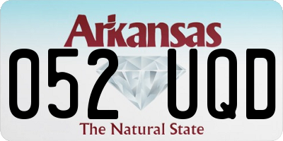 AR license plate 052UQD