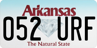 AR license plate 052URF