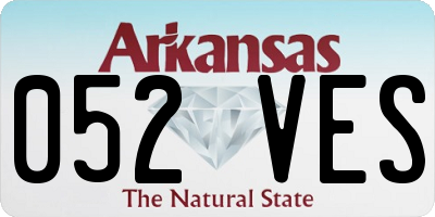 AR license plate 052VES