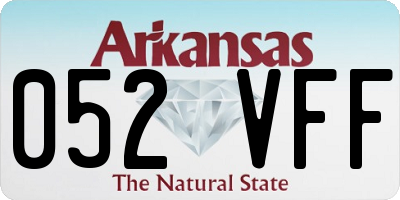 AR license plate 052VFF