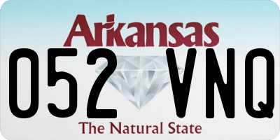 AR license plate 052VNQ